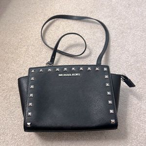 Michael Kors small stud satchel